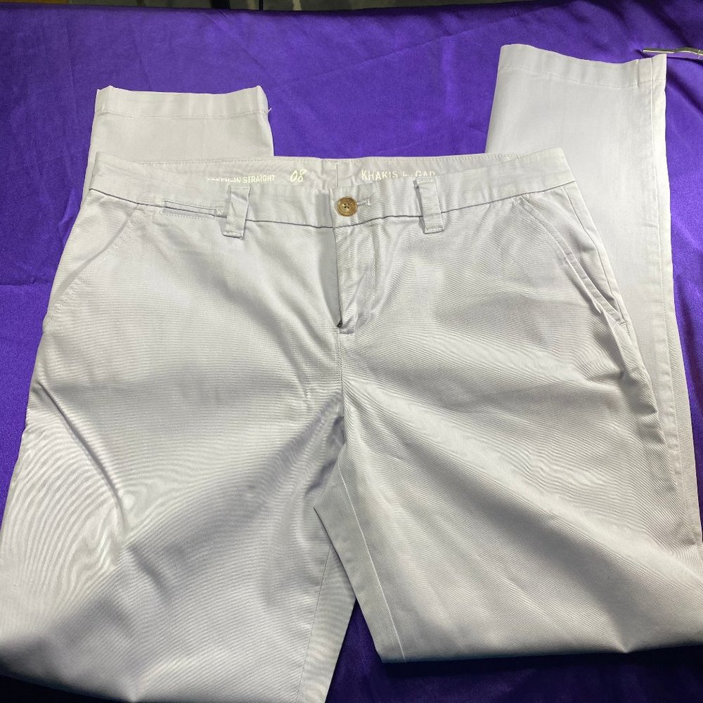 📌Khakis by GAP Cotton light purple Pants - Picture 2 of 14